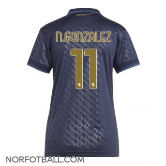 Billige Fotballdrakt Juventus Nicolas Gonzalez #11 Replika Tredjedrakt Dame 2024-25 Kortermet